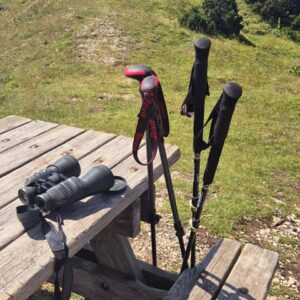 Wanderrast mit Roswitha Stock